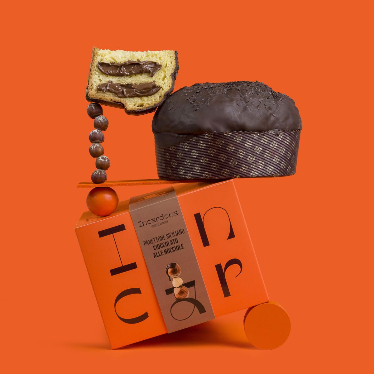 Panettone Cioccolato alle Nocciole